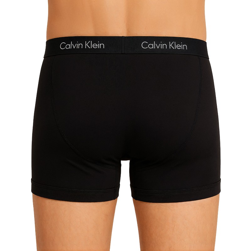 Calvin Klein 3-er Set Low Rise Trunks in Schwarz mit Webbund