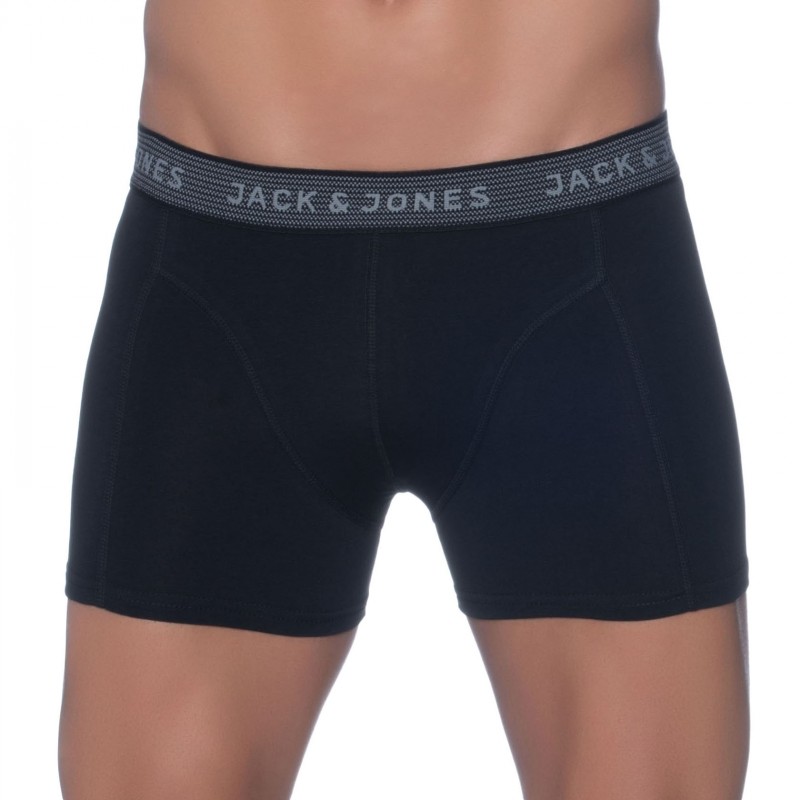 Jack & Jones 3-er Set Trunks Schwarz