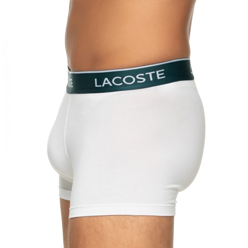 Boxerman_Herrenunterwäsche_Boxershorts_Lacoste_3-er Set_Trunks_Weiß