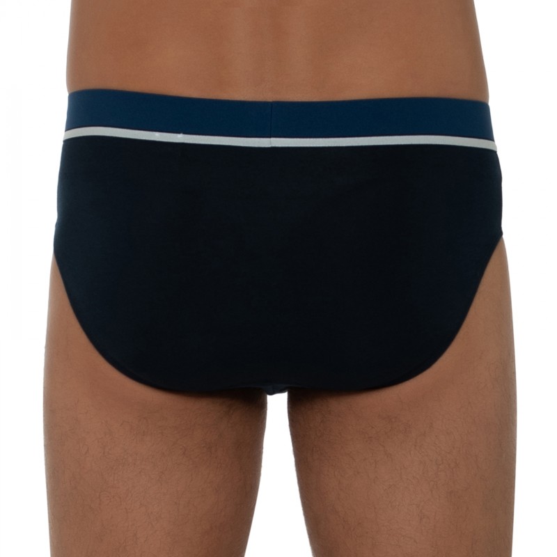 Boxerman_Herrenunterwäsche_Boxershorts_Schiesser_3-er Set_Slips_Dunkelblau