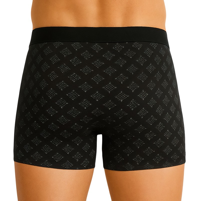 HOM_3-erSet_Trunks_Schwarz&_Schwarz_mit_Muster