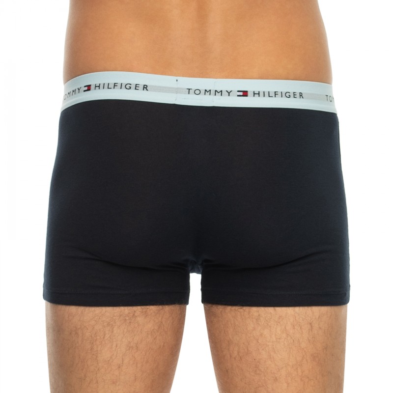 TommyHilfiger_3-erSet_Trunks_Blau_mitverschiedenfarbigemWebbund
