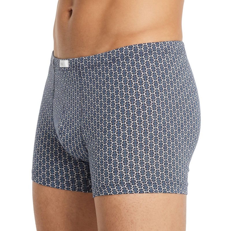 Mey_Shorty_Blau_Weiß_Muster