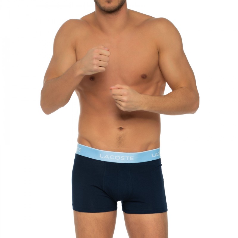 Boxerman_Herrenunterwäsche_Boxershorts_Lacoste_3-er Set_Trunks_Schwarz