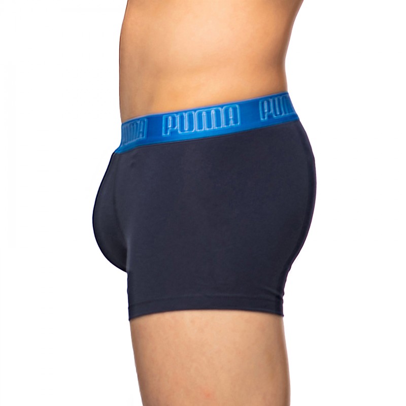 Boxerman_Herrenunterwäsche_Boxershorts_Puma_2-er Set_Basic Trunks_BLau