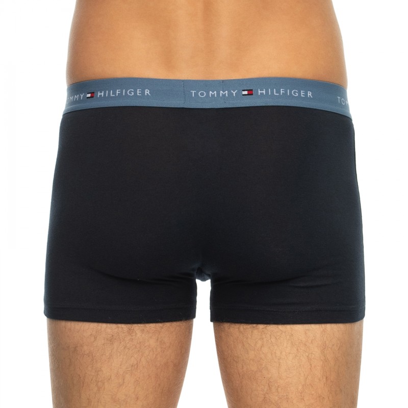 TommyHilfiger_3-erSet_Trunks_Blau_mitverschiedenfarbigemWebbund