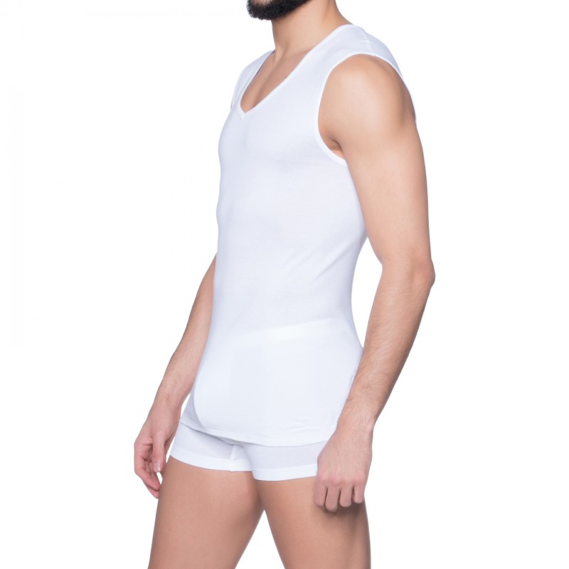 Mey-Muskel-Shirt_Casual Cotton_Weiss