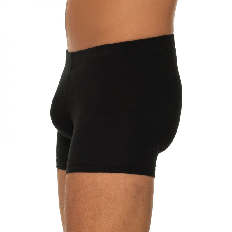 Boxerman_Herrenunterwäsche_Boxershorts_Seidensticker_3-er Set_Trunks_Schwarz