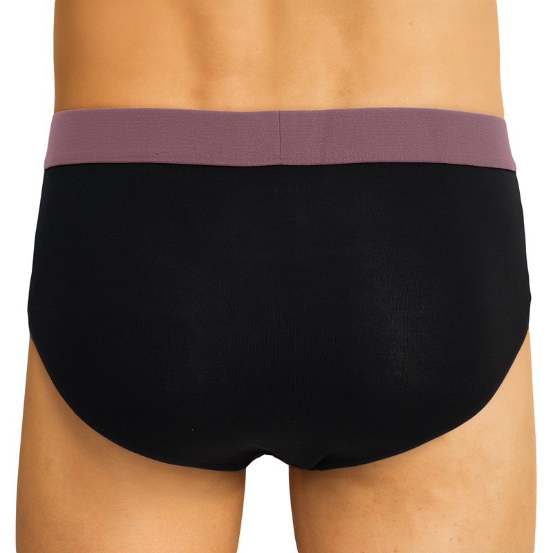 Boxerman_Schiesser_5-erSet_Slips_Schwarz_mit_verschiedenfarbigen_Webbund