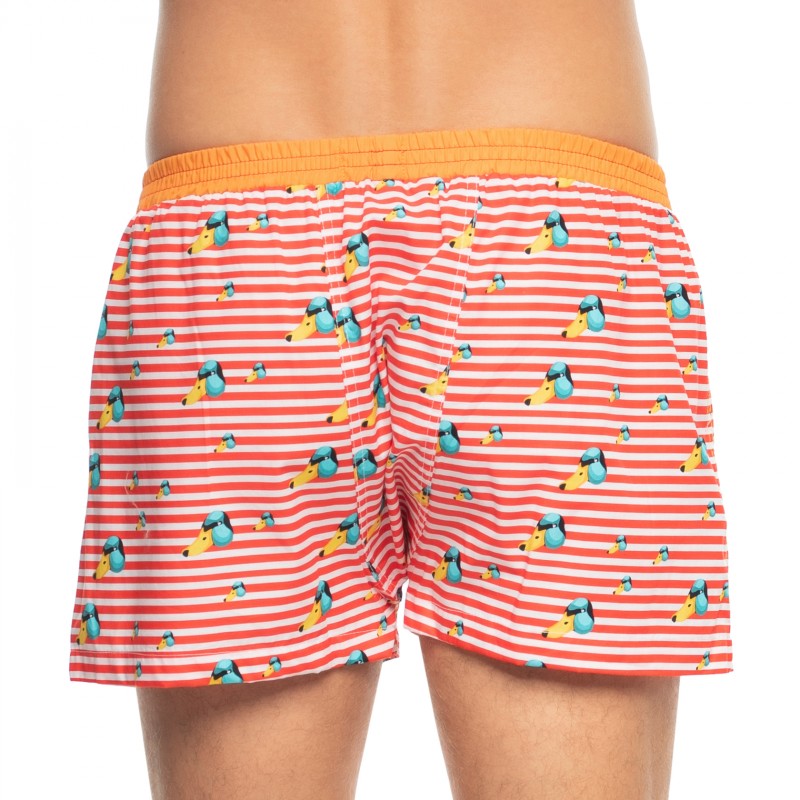 Unabux_Boxershorts_Rot&Weiß_mitStreifen&All-OverPrint