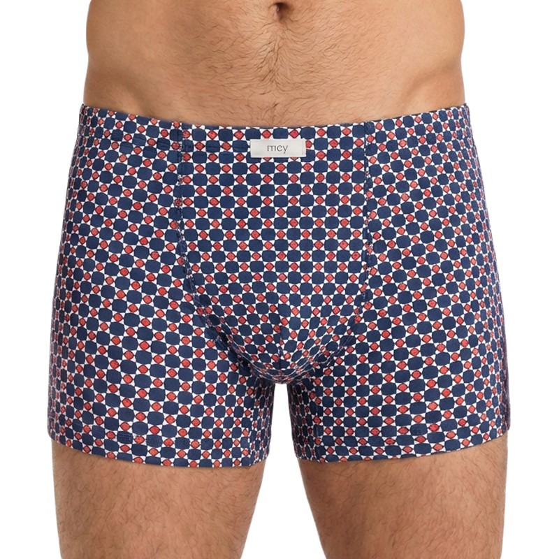 Mey_Shorty_Blau_Rot_gemustert