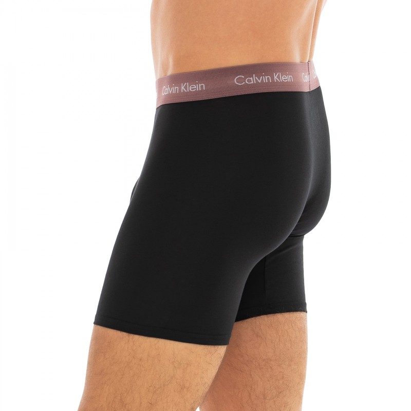 CalvinKlein_3-erSet_BoxerBriefs_Schwarz_verschiedenfarbigerWebbund