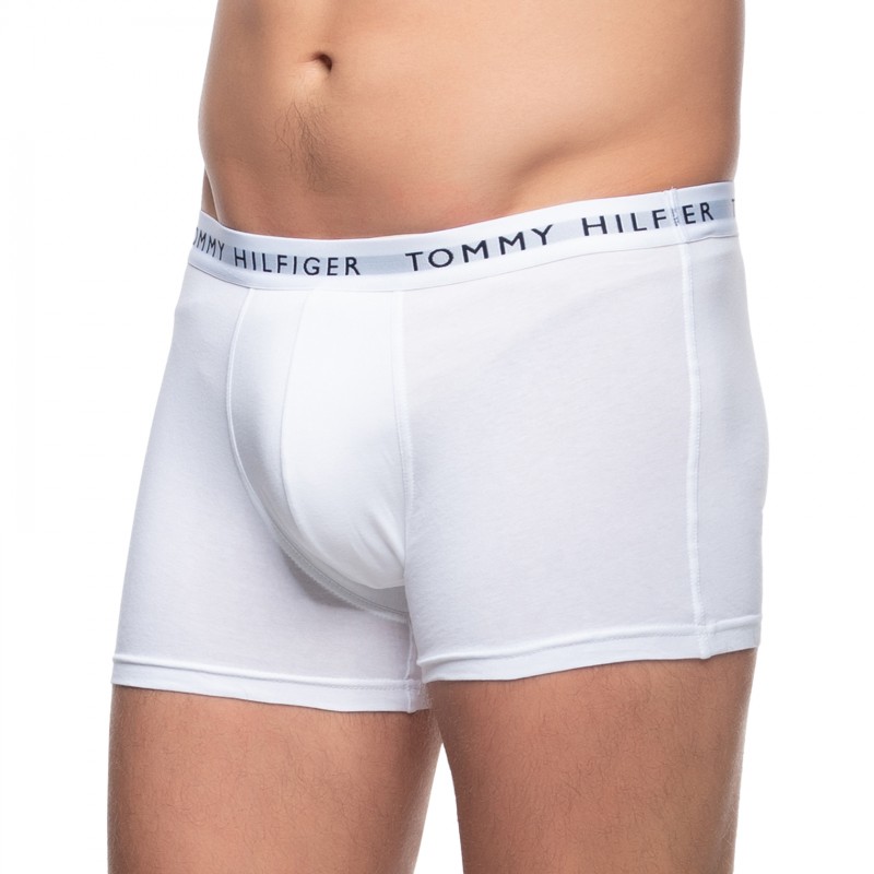 Boxerman_Boxershorts_Herrenunterwäsche_Tommy Hilfiger_3-er Set_Trunks_Grau Schwarz Weiß