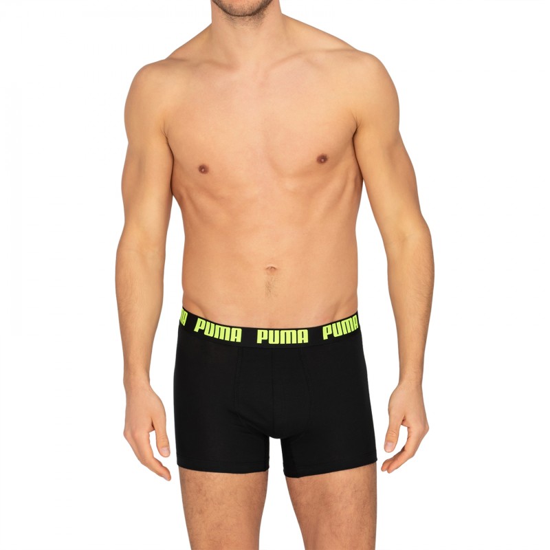 Puma_4-erSet_Boxer_Schwarz&Grau_mitverschiedenfarbigemWebbund