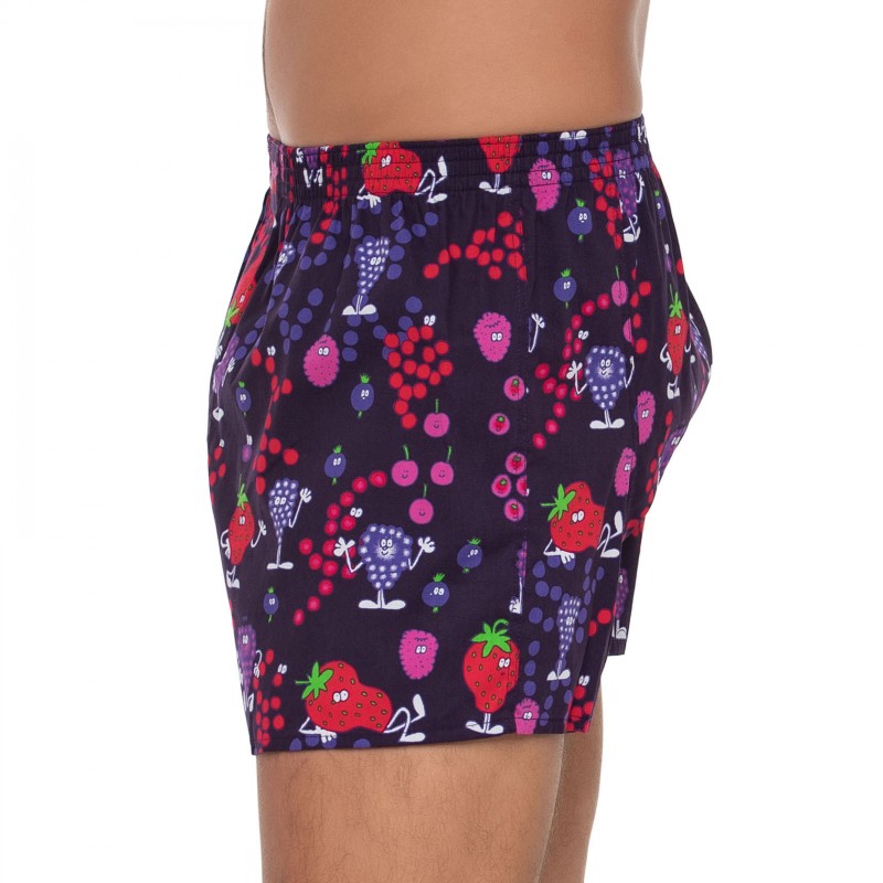 Boxerman_Herrenunterwäsche_Lousy Livin_2 Set_Boxershorts_Blau Lila_Motiv