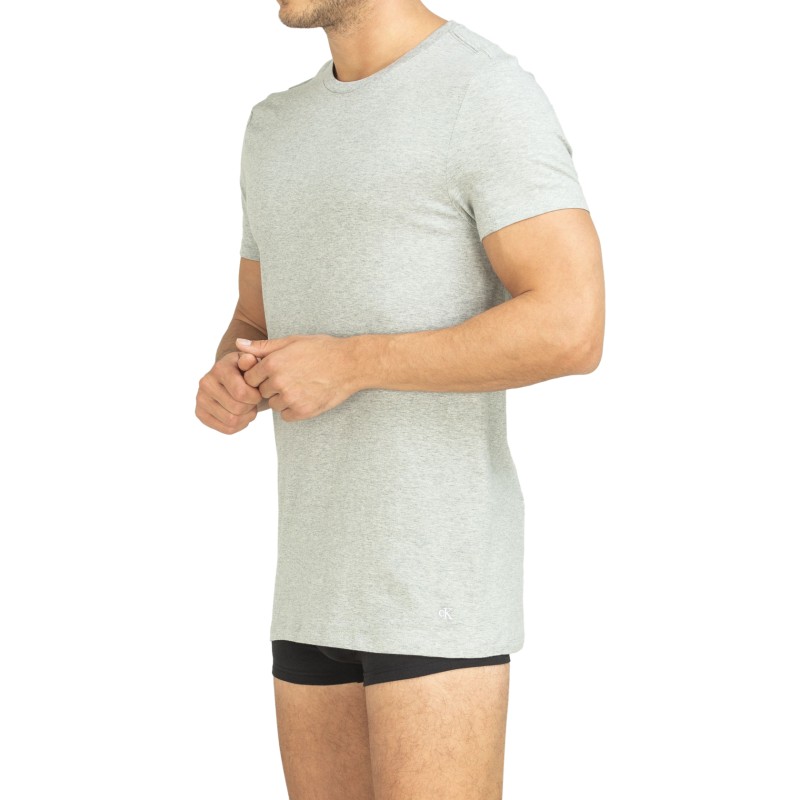 Boxerman_Calvin Klein_3-er Set_T-Shirt_Weiß_Schwarz_Grau