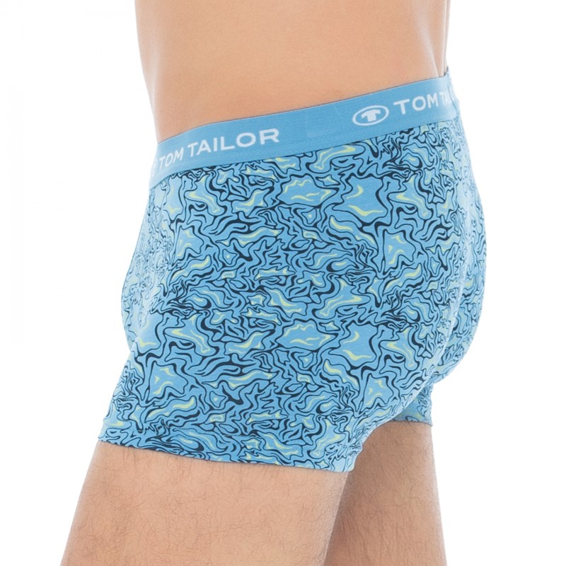 TomTailor_3-erSet_Trunks_Blau&Grün_gemustert