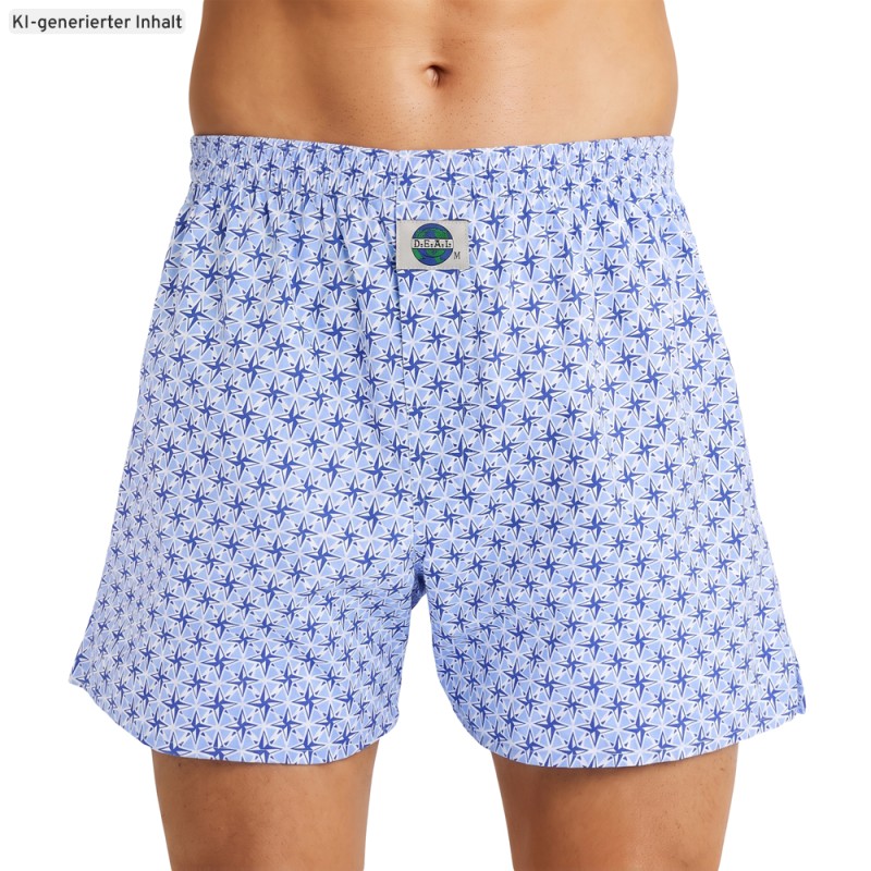 D.E.A.LInternational_Boxershorts_Hellblau_mit_Print