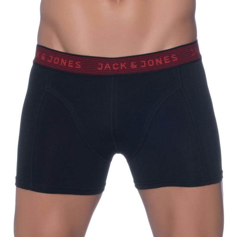 Jack & Jones 3-er Set Trunks Schwarz