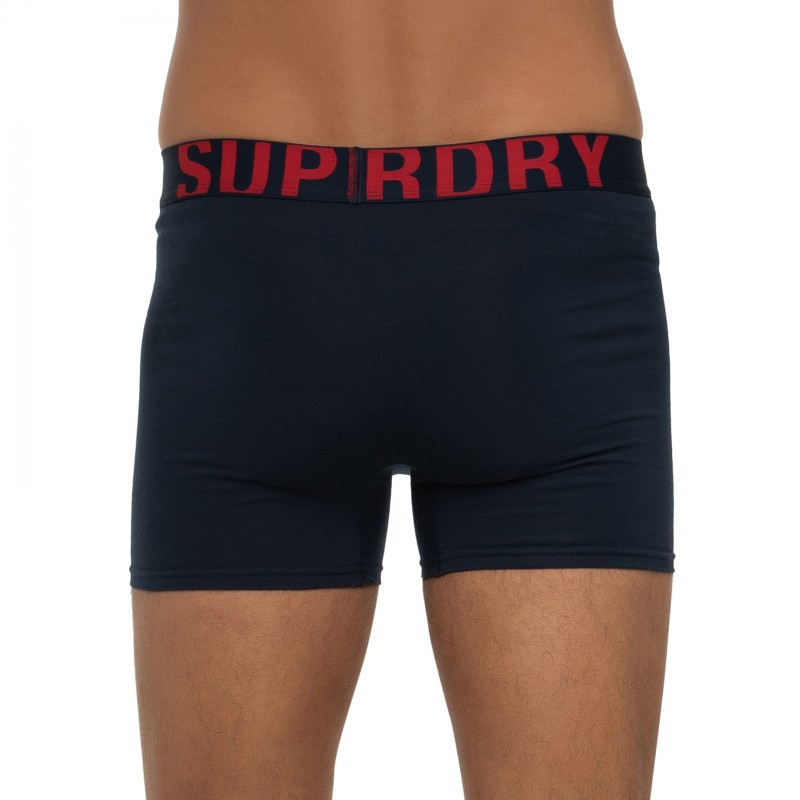 Boxerman_Herrenunterwäsche_Boxershorts_Superdry_2-er Set_Boxer Briefs_Rot & Schwarz