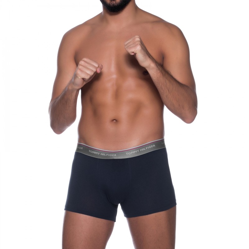 Boxerman_Boxershorts_Herrenunterwäsche_Tommy Hilfiger_3-er Set_Trunks_Blau