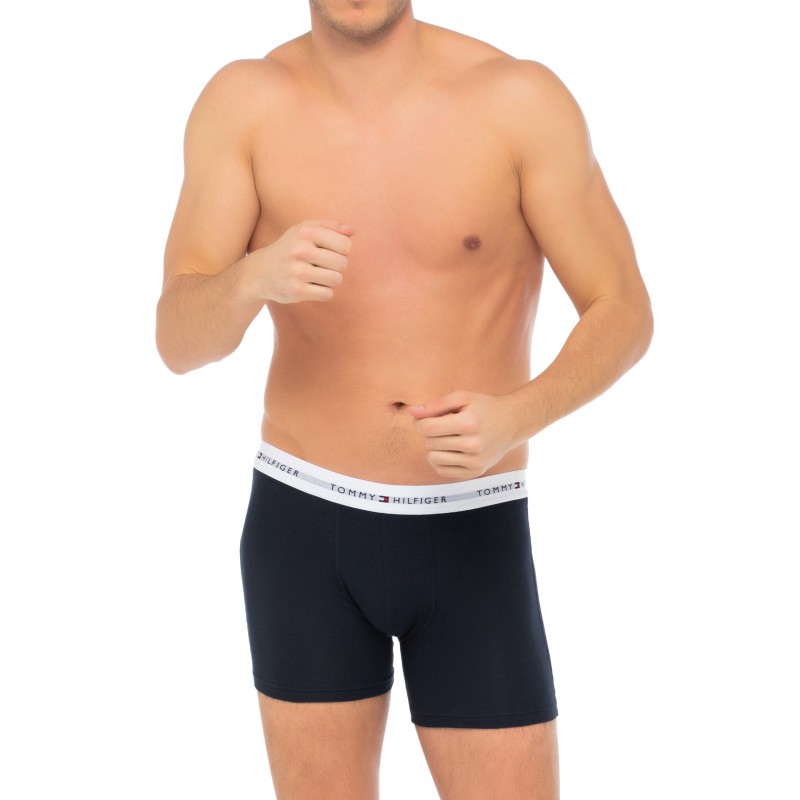 TommyHilfiger_3-erSet_BoxerBriefs_Dunkelblau_mitverschiedenfarbigemWebbund