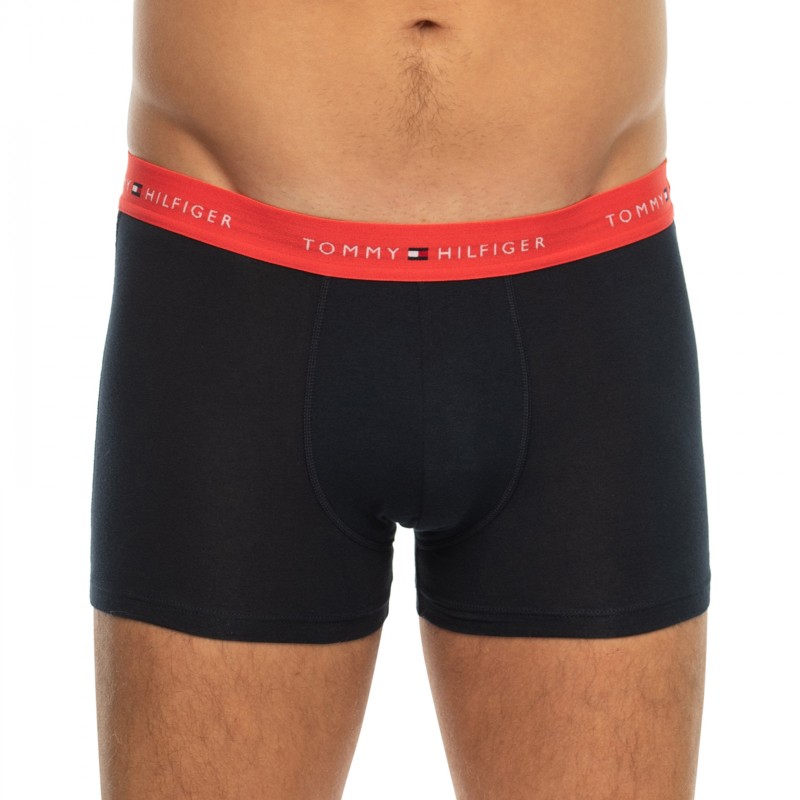 TommyHilfiger_3-erSet_Trunks_Blau_mitverschiedenfarbigemWebbund