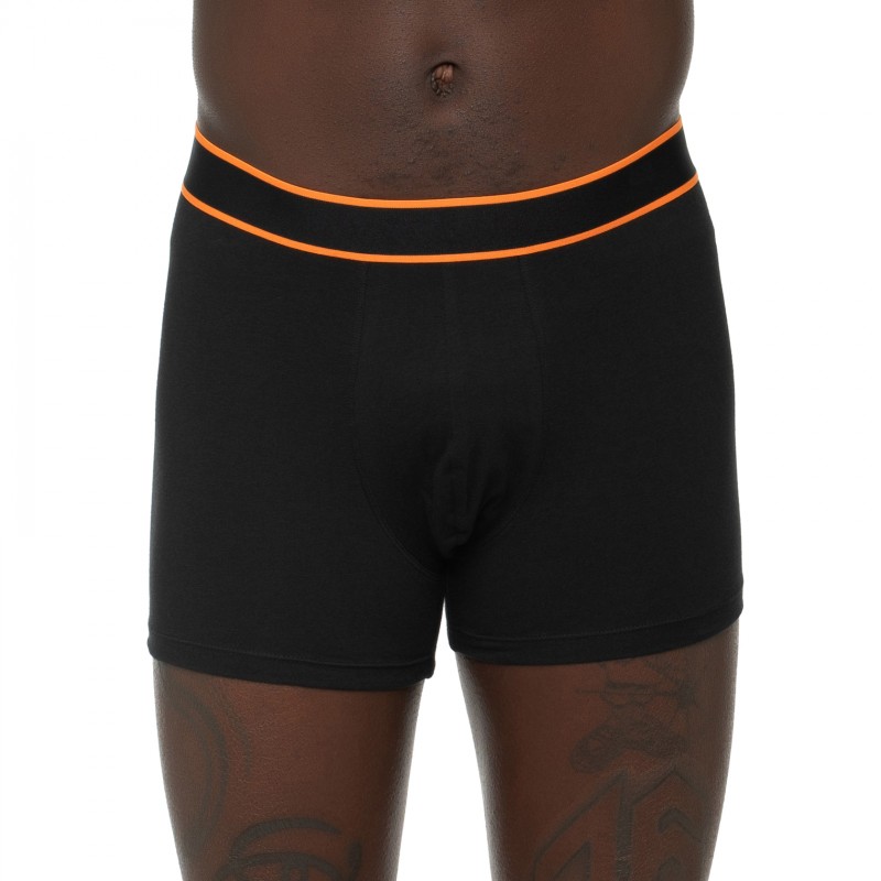 Boxerman_Herrenunterwäsche_Boxershorts_Schiesser_3-er Set_Trunks_Schwarz
