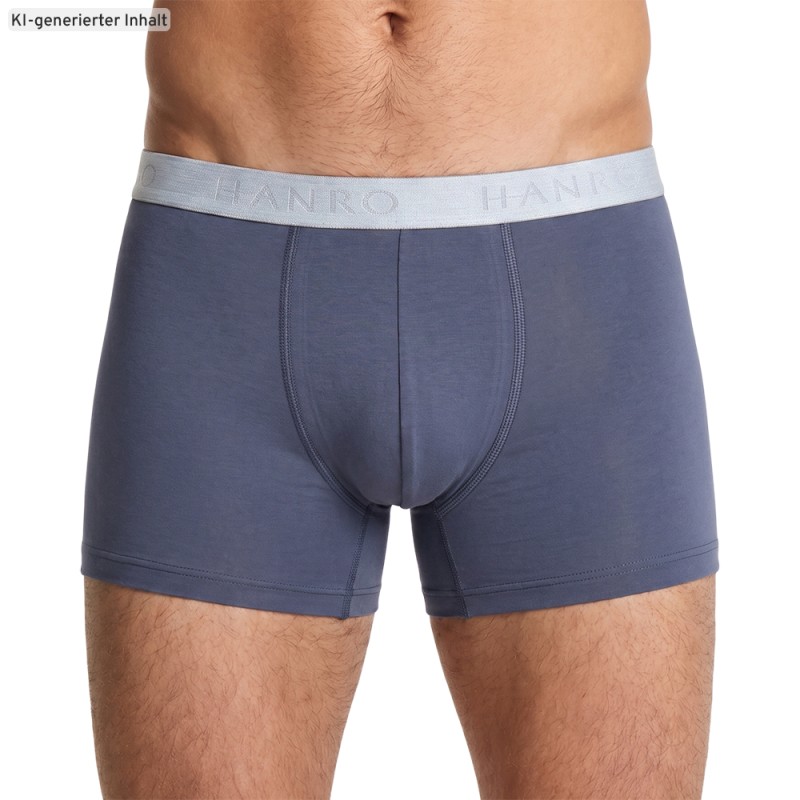 Hanro_2-erSet_Pants_Hellblau_Dunkelblau