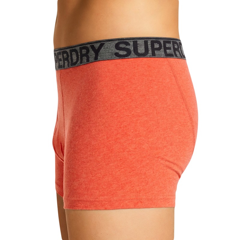 Superdry_3-erSet_Trunks_Schwarz,Orange&Grau