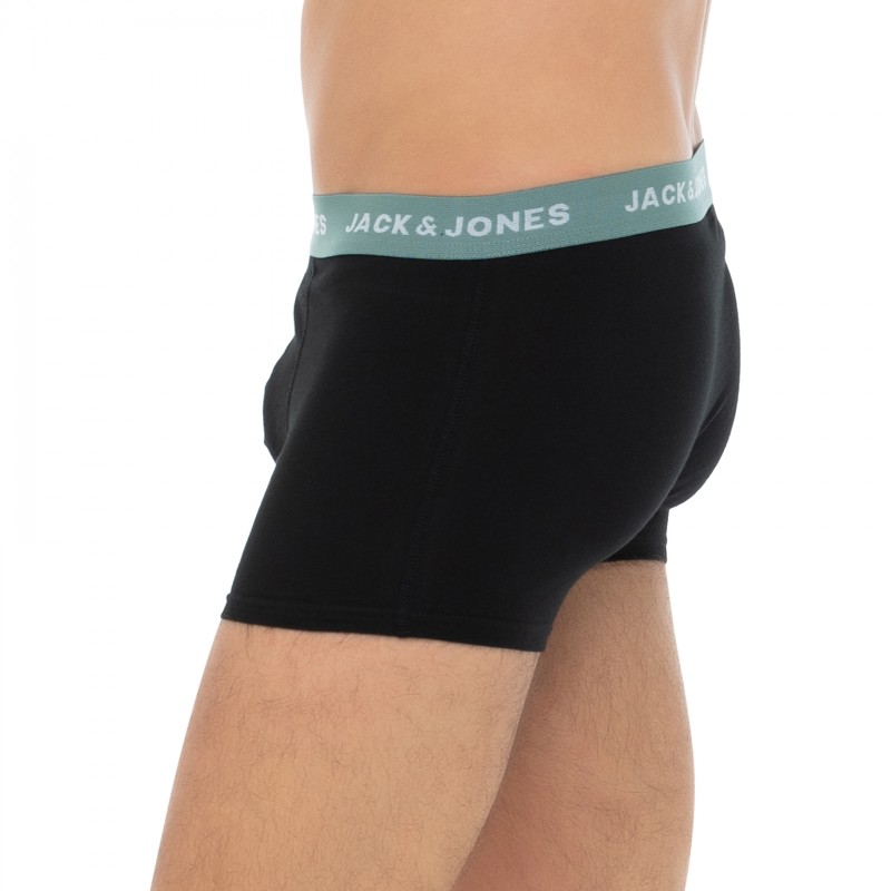 Jack&Jones_7-erSet_Trunks_Schwarz_mitverschiedenfarbigemWebbund