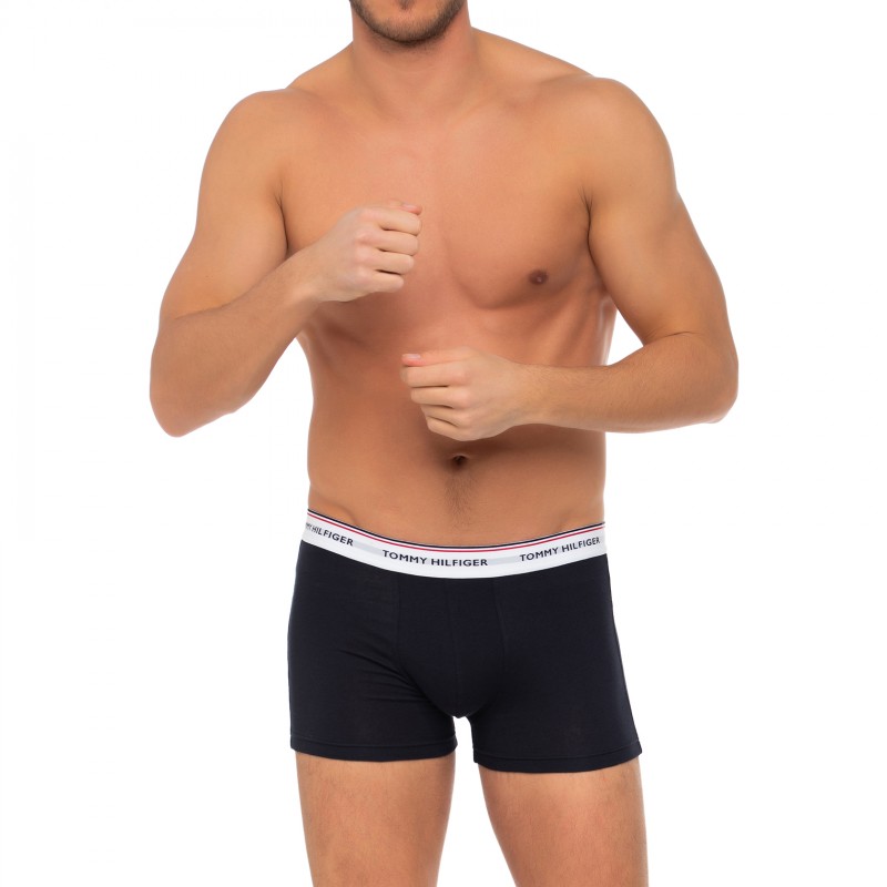 Boxerman_Herrenunterwäsche_Tommy Hilfiger_3-er Set_Trunks_Dunkelblau