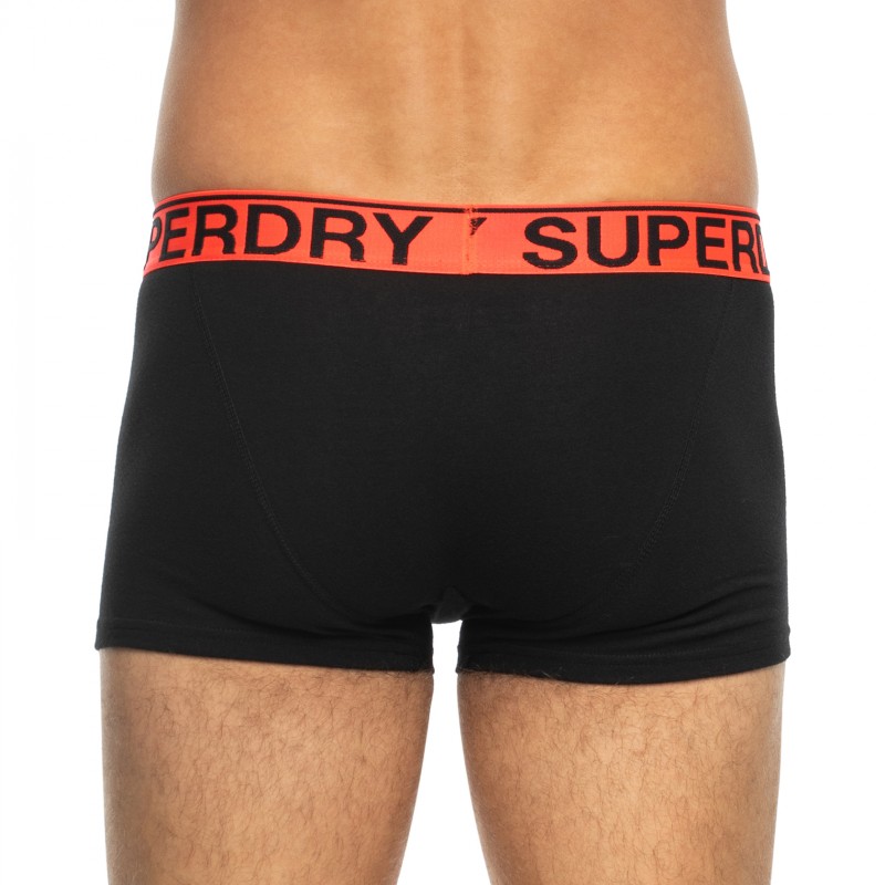 Superdry_3-erSet_Trunks_Schwarz,Orange&Grau