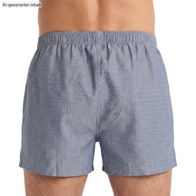 Schiesser_Boxershorts_Grün_Blau_gestreift_Blaugrau