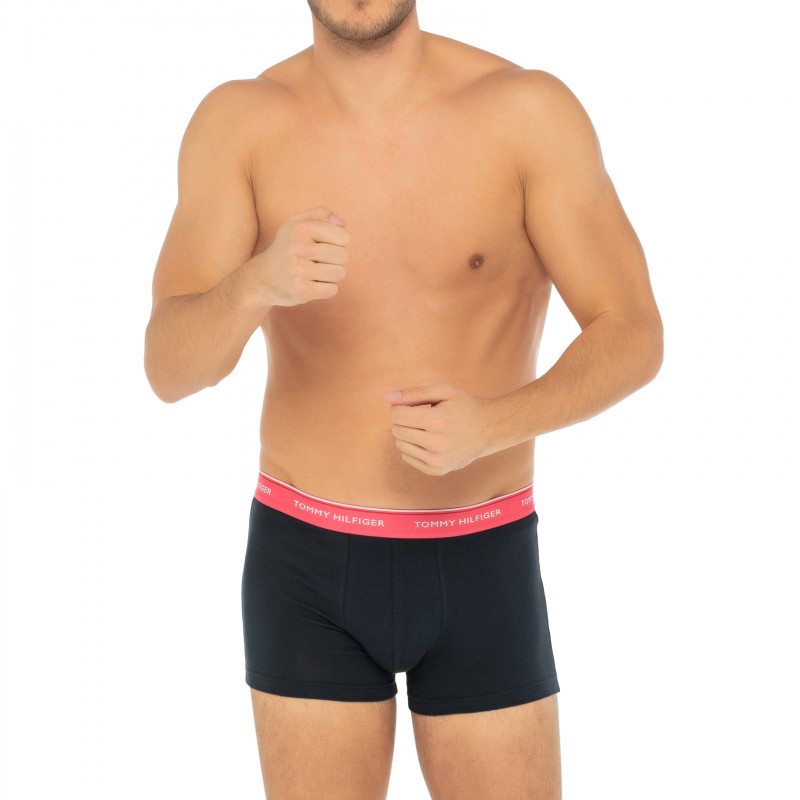 TommyHilfiger_3-erSet_Trunks_Blau_mitverschiedenfarbigemWebbund