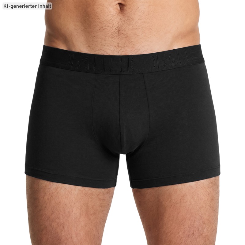 HOM_3-erSet_BoxerBriefs_Schwarz_Blau_mitMuster