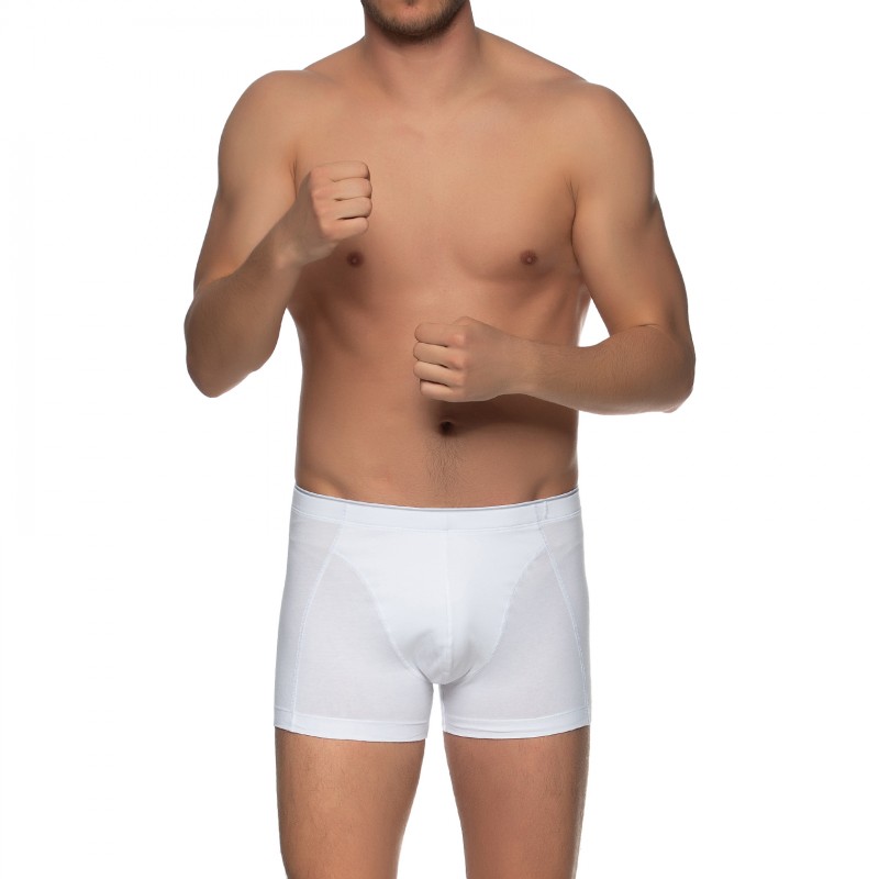 Boxerman_Herrenunterwäsche_Boxershorts_Schiesser_Trunks_Weiß