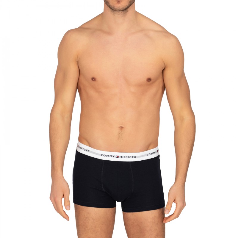 TommyHilfiger_5-erSet_Trunks_Schwarz_mitverschiedenfarbigemWebbund