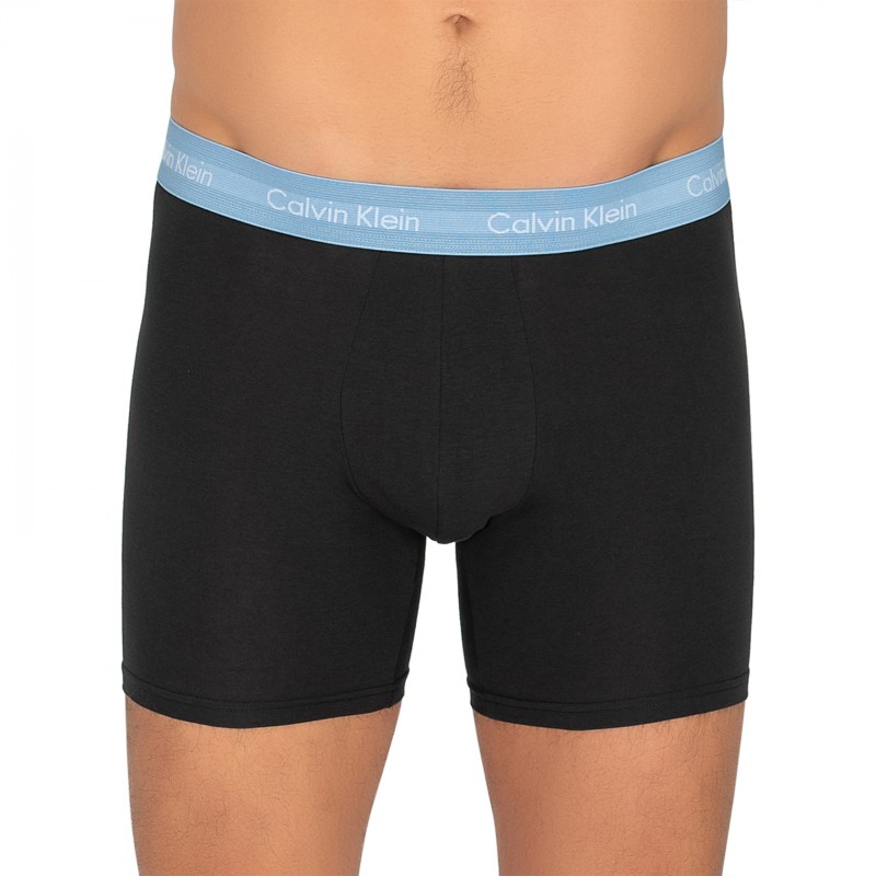 CalvinKlein_5-erSetBoxerBriefs_Schwarz_mitverschiedenfarbigemWebbund