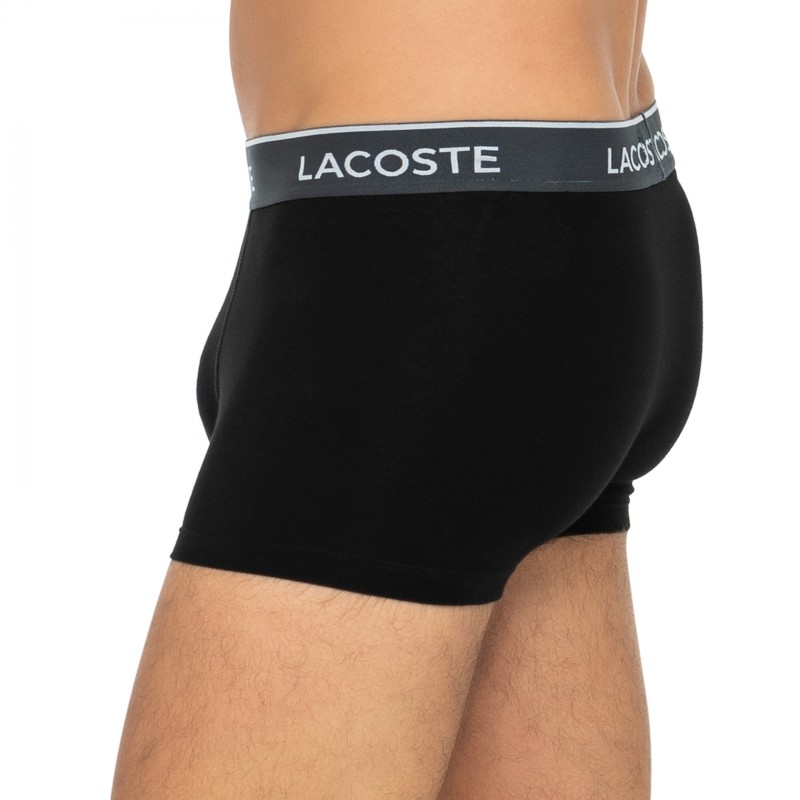 Lacoste_3-erSet_Trunks_Schwarz_mitverschiedenfarbigemWebbund
