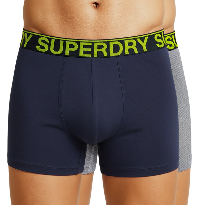 Superdry_2-er_Set_Trunks_Dunkelblau_Grau
