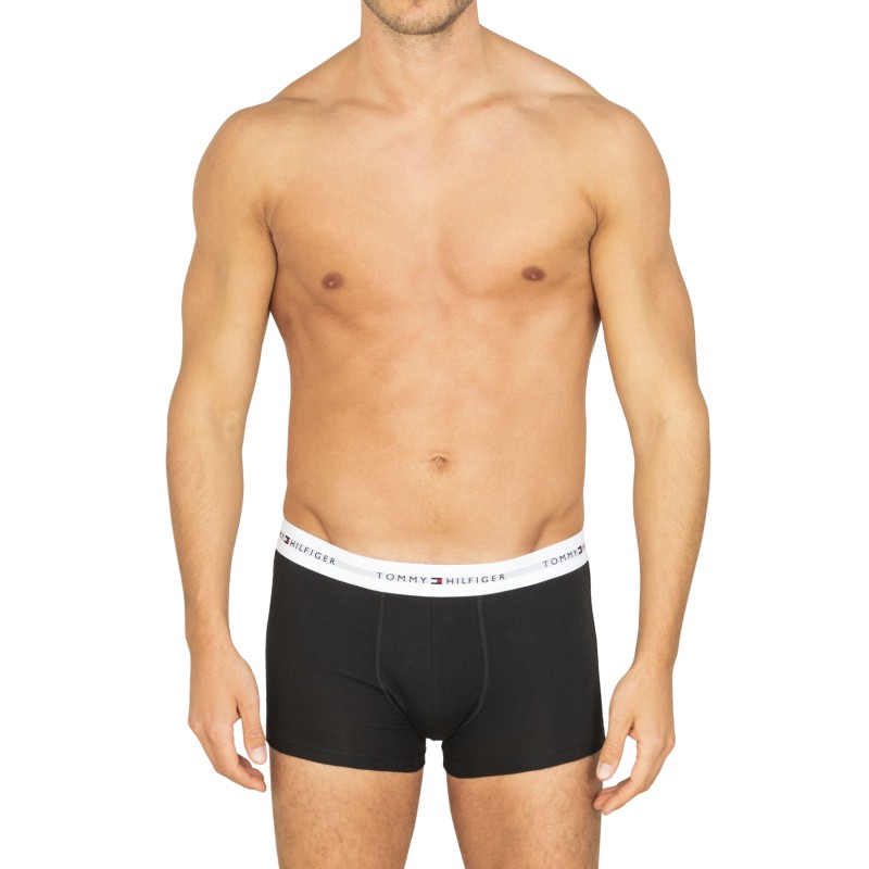 Tommy Hilfiger 3-er Set Trunks Blau, Grün & Schwarz mit Webbund