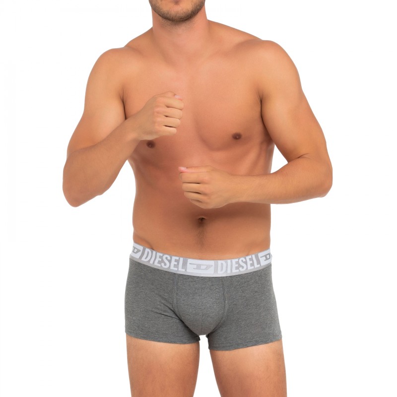 Diesel_2-er Set_Trunks_Schwarz & Grau