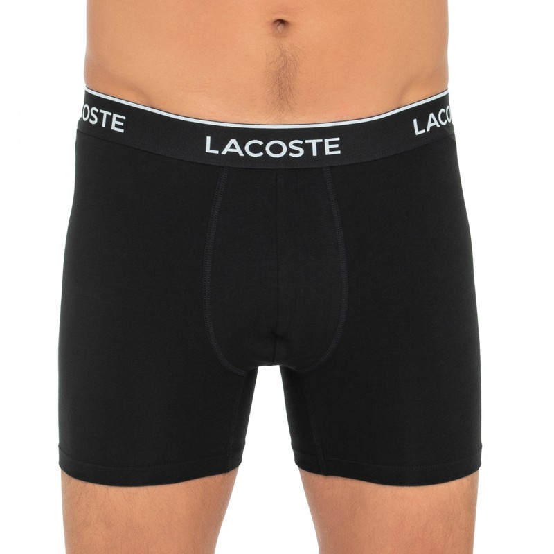 Boxerman_Herrenunterwäsche_Boxershorts_Lacoste_3-er Set_Trunks_Schwarz