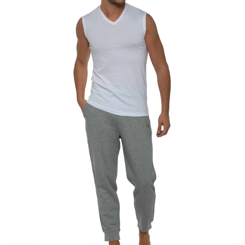 Boxerman_Herrenunterwäsche_Unterhemd_Ragman_2-er Set_Shirts_Weiß_V-Ausschnitt