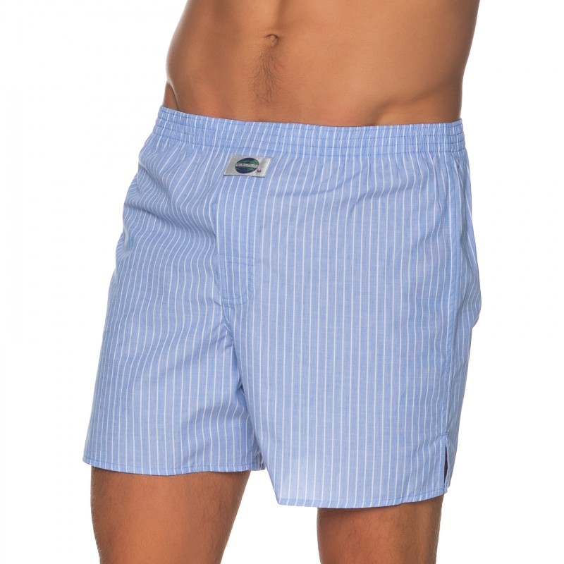 Boxerman_Herrenunterwäsche_D.E.A.LInternational_Boxershorts_Blau_gestreift