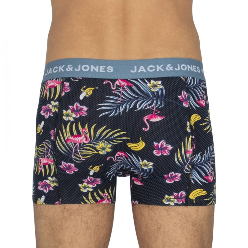 Jack & Jones_3-er Set_Trunks_Blau&Schwarz_mitMotiv