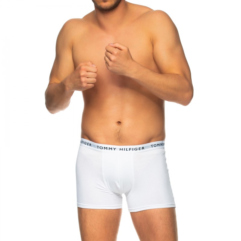 Boxerman_Boxershorts_Herrenunterwäsche_Tommy Hilfiger_3-er Set_Trunks_Weiß