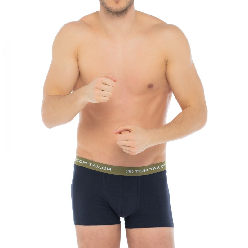 TomTailor_3-erSet_Trunks_Blau,Weiß&Khaki_gestreift