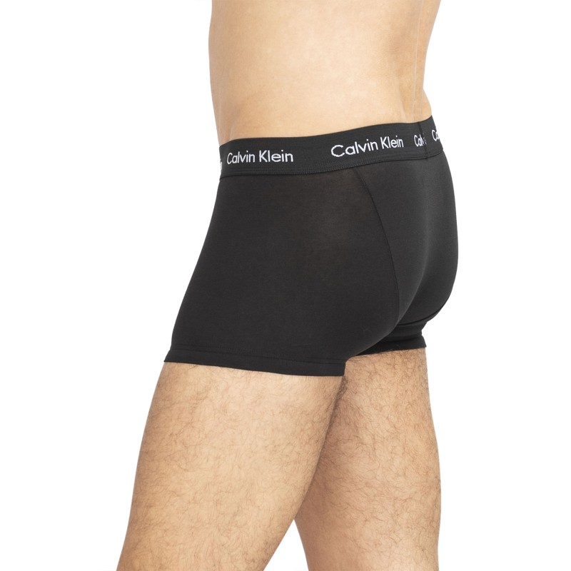CalvinKlein_3erSet_LowRiseTrunks_Schwarz_mitverschiedenfarbigemWebbund
